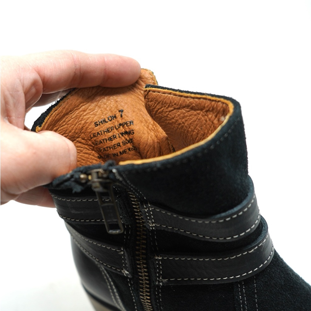 Freebird Shiloh Black Suede Riding Ankle Boot Womens Size 7 - Picture 9 of 13